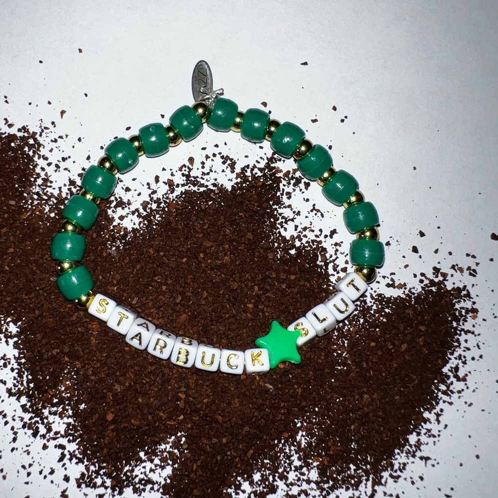 Starbucks Beaded Bracelet
